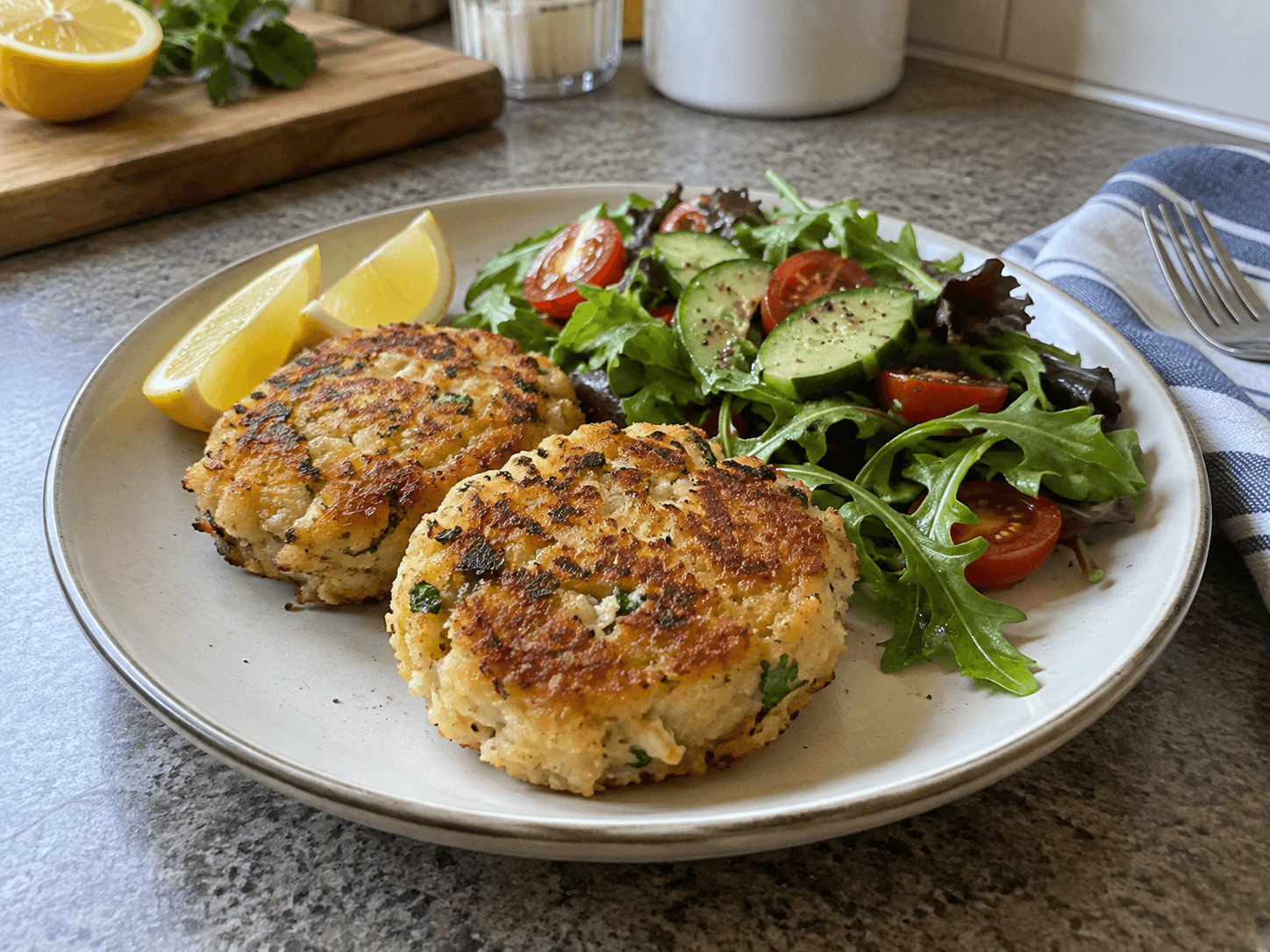 Air Fryer Tuna Potato Cakes
