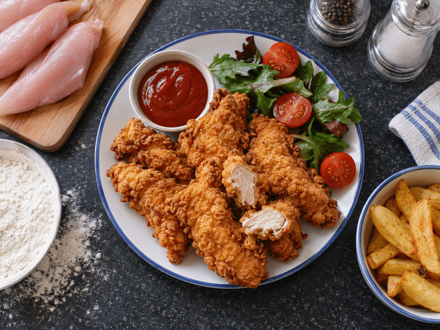 Crispy Fried Chicken Goujons