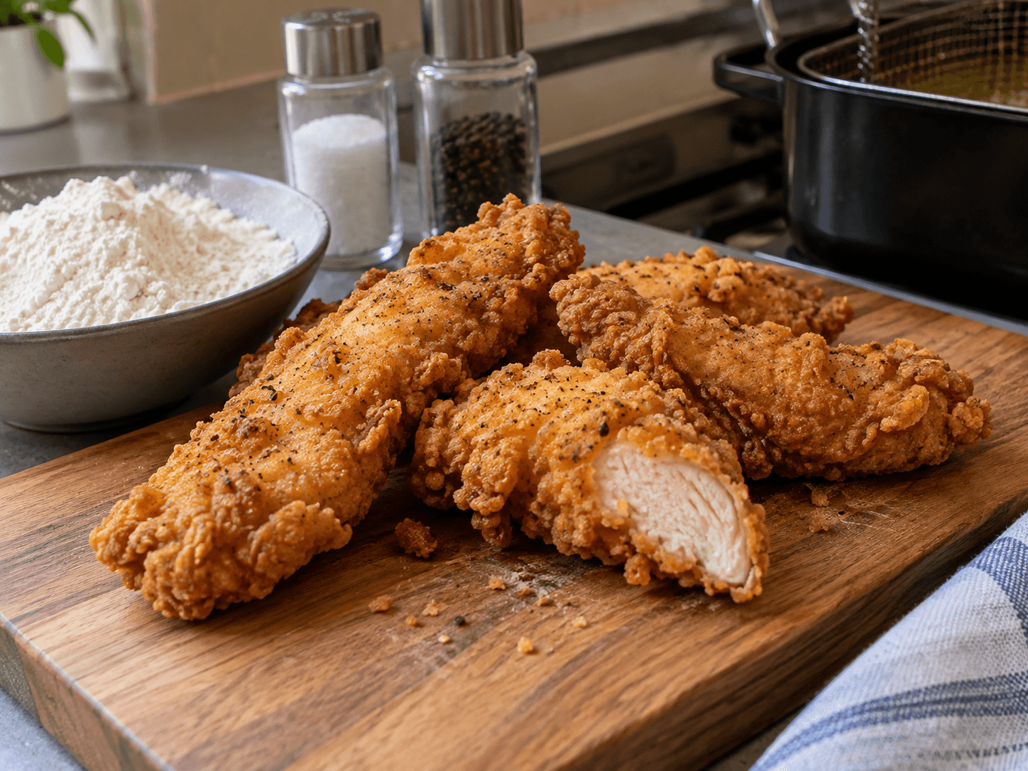 Golden Fried Chicken Tenders