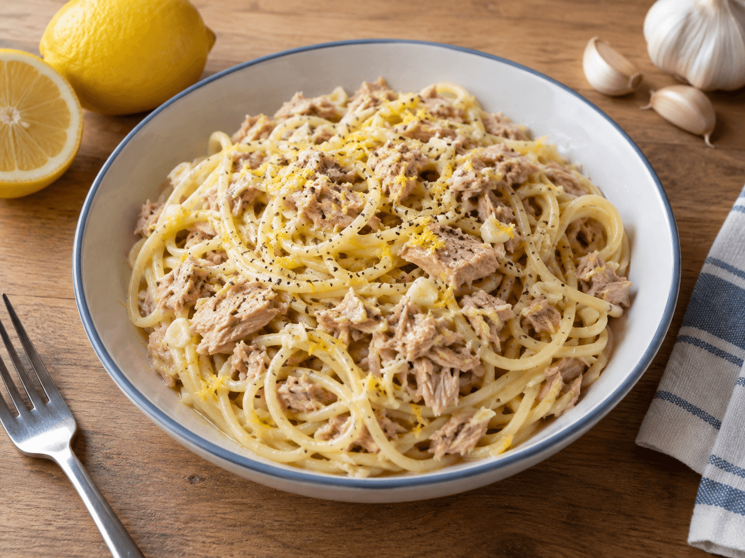 Lemon Tuna Pasta