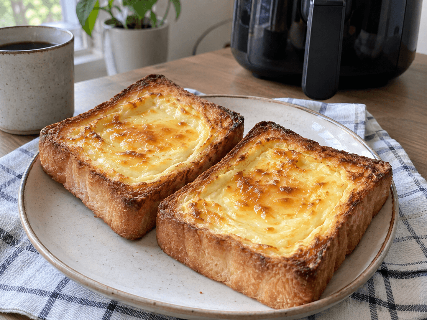Air Fryer Vanilla Yogurt Toast