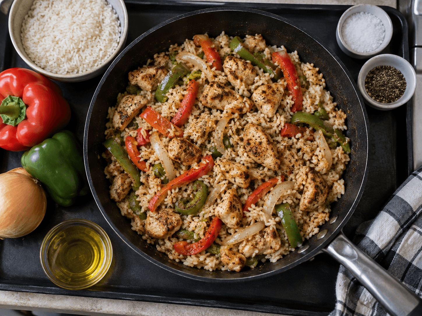 Sizzling Chicken Pepper Rice