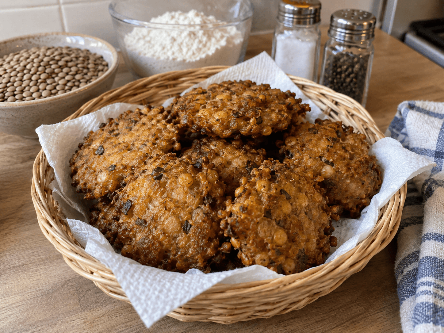 Spiced Lentil Fritters